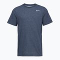 Herren-T-Shirt Nike Dri-Fit smokey obsidian heather/matte silver