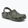 Crocs Classic Herren Pantoletten in staubigem Oliv 2
