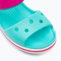 Crocs Crockband Kinder Sandalen pool/candy rosa 7