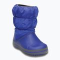 Crocs Winter Puff Kids Schneestiefel azurblau/hellgrau