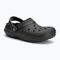 Crocs Classic Lined Clog Flip-Flops schwarz/schwarz 2