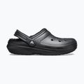 Crocs Classic Lined Clog Flip-Flops schwarz/schwarz 10