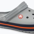 Pantoletten Crocs Crocband grau 11016 9
