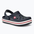 Crocs Crocband Clog Kinder-Flip-Flops navy/rot