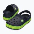 Crocs Crocband Clog Kinder-Flip-Flops navy/voltgrün 3