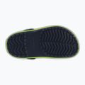 Crocs Crocband Clog Kinder-Flip-Flops navy/voltgrün 6