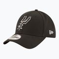 Neue Era NBA Die Liga San Antonio Spurs Kappe schwarz 3