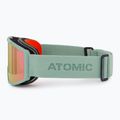 Skibrille Atomic Four HD pistachio/pink copper hd 4