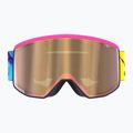 Skibrille Atomic Four Pro Signature NMC pink powder/amber gold hd photo/clear 2