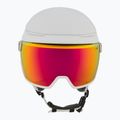 Skihelm Atomic Revent GT Amid Visor HD white heather/red hd 2