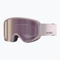 Skibrille Atomic Savor M Stereo gull gray/purple stereo