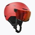 Kinder-Skihelm Atomic Revent Visor Jr red/red flash