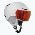 Kinder-Skihelm Atomic Revent Visor Jr white heather/red flash