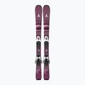 Kinder-Alpinski mit Bindung Atomic Maven Jr 100-120 + C5 GW red plum