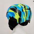 Alpina Pizi Kinderskihelm neon blau/grün glänzend 12