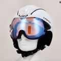 Skihelm CASCO SP-2 Photomatic Visier strukturiert weiß glänzend 9
