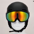 Alpina Alto Q-Lite schwarz matt/goldener Spiegel Skihelm 11