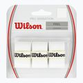 Wilson Pro Overgrip Sensation Tennisschlägerhüllen 3 Stück weiß.
