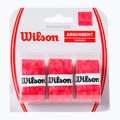 Wilson Advantage Overgrip Tennisschlägerumschläge 3 Stück rot WRZ4033RD+