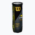 Tennisbälle Wilson US Open XD 3 Stk. yellow 3