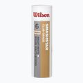 Wilson Smashstar Badminton Federbälle 6 Stück weiß.