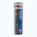 Wilson Dropshot Badminton Federbälle 6 Stück weiß WRT6046WH