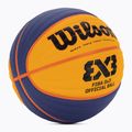 Wilson Fiba 3x3 Spiel blau/gelb Basketball Größe 6 2