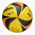 Beachvolleyball Wilson OPTX AVP VB OFFICIAL GB yellow Größe 5 6