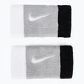 Nike Swoosh Doublewide Armbänder 2 Stück grau/schwarz N0001586-016 2