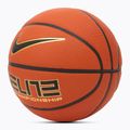 Basketball Nike Elite Championship 8P 2.0 Deflated amber court/black/metallic gold/black Größe 6 2