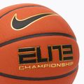 Basketball Nike Elite Championship 8P 2.0 Deflated amber court/black/metallic gold/black Größe 6 3