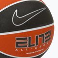 Basketball Nike Elite All Court 8P 2.0 Deflated amber/white/metallic silver/black Größe 7 3