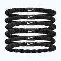 Haargummis Nike Flex Hair Tie 6 Stk. black/black/white