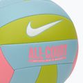 Volleyball Nike All Court Volleyball coral chalk/ocean bliss/bright cactus/white Größe 5 3