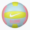 Volleyball Nike All Court Volleyball coral chalk/ocean bliss/bright cactus/white Größe 5 4