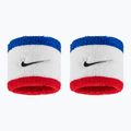 Frottee-Handgelenkbänder Nike Swoosh Classic Wristbands 2er-Pack Game Royal/University Red/Black