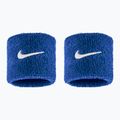 Handgelenkschweißbänder Nike Swoosh Classic Wristbands 2 Stk. game royal/white