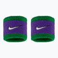Schweißbänder fürs Handgelenk Nike Swoosh Classic Wristbands 2er-Pack clover/fierce purple/white