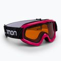 Skibrille Kinder Salomon Juke Access pink/tonic orange L391375