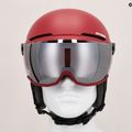 Atomic Savor Visor Stereo Skihelm dunkelrot 9