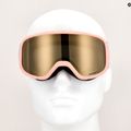 Salomon Lumi Flash tropischer Pfirsich/Blitzgold Kinder-Skibrille 10