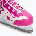 CCM Glitter Girl Kinderschlittschuhe weiß/rosa 7