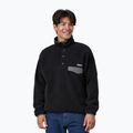 Patagonia Herren Fleece-Sweatshirt Synch Snap-T P/O schwarz m/forge grau