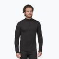 Herren Patagonia Cap Thermal Gewicht Zip Neck Sweatshirt schwarz