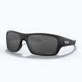 Oakley Turbine mattschwarz/prizm schwarz Sonnenbrille