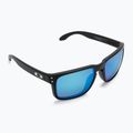 Oakley Holbrook mattschwarz/prizm sapphire polarisierte Sonnenbrille
