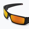 Oakley Gascan Sonnenbrille poliert schwarz/prizm Rubin 5