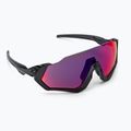 Oakley Flug Jacke Radfahren Brille schwarz und lila 0OO9401