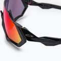Oakley Flug Jacke Radfahren Brille schwarz und lila 0OO9401 3