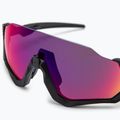 Oakley Flug Jacke Radfahren Brille schwarz und lila 0OO9401 4